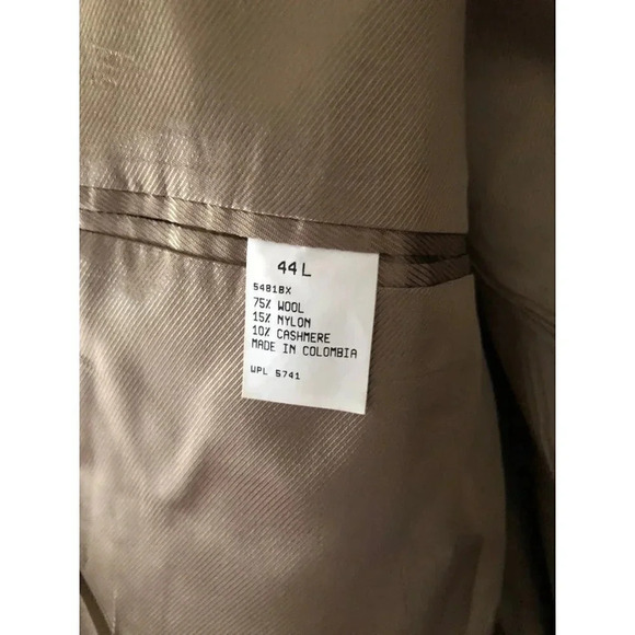 Oscar de la Renta Blazer Men's 44 L Wool Cashmere Blend - Picture 6 of 7